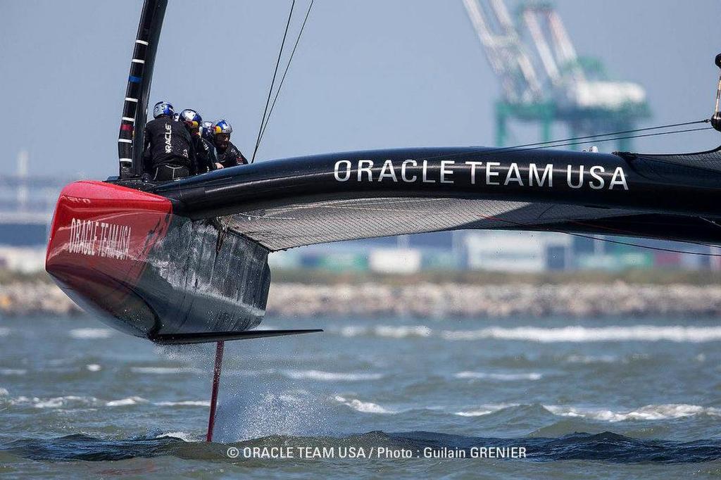 Only 2.7 metres of bow section is now required to be built in the country of origin © Guilain Grenier Oracle Team USA http://www.oracleteamusamedia.com/