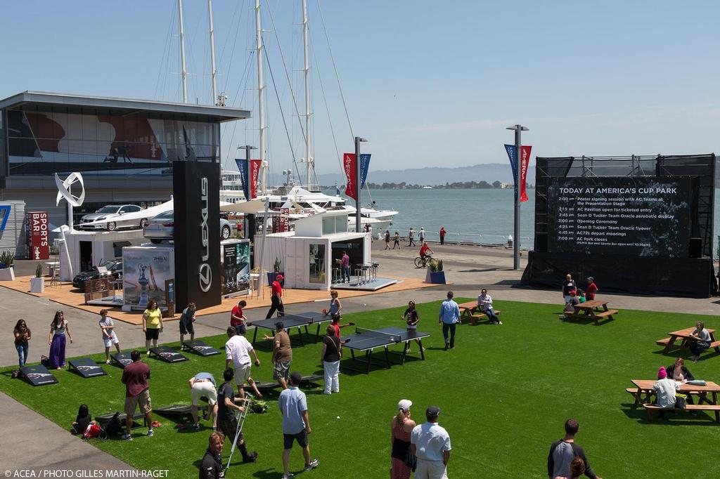 34th America&rsquo;s Cup - Opening Day at America&rsquo;s Cup Park photo copyright ACEA - Photo Gilles Martin-Raget http://photo.americascup.com/ taken at  and featuring the  class