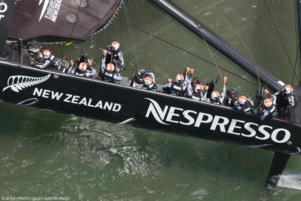 34th America&rsquo;s Cup - Day 1 of racing for the LV Cup, Emirates Team NZ photo copyright ACEA - Photo Gilles Martin-Raget http://photo.americascup.com/ taken at  and featuring the  class