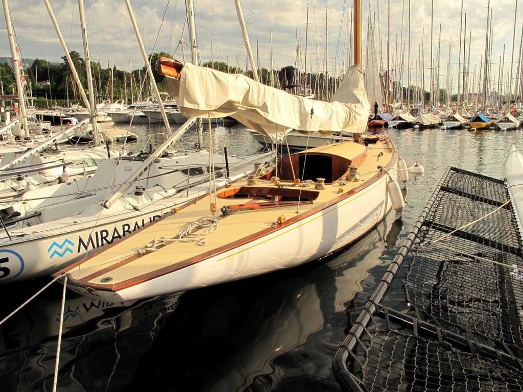 2013 Bol d'Or Mirabaud - An ancestor: Glana, one of the few yacht that has won the Bol D'Or trophy (3 times in a 5 years period) photo copyright Jean Philippe Jobé taken at  and featuring the  class