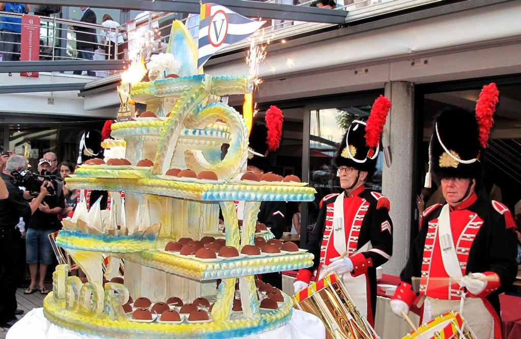 2013 Bol d'Or Mirabaud - The 75th anniversary cake! photo copyright Jean Philippe Jobé taken at  and featuring the  class