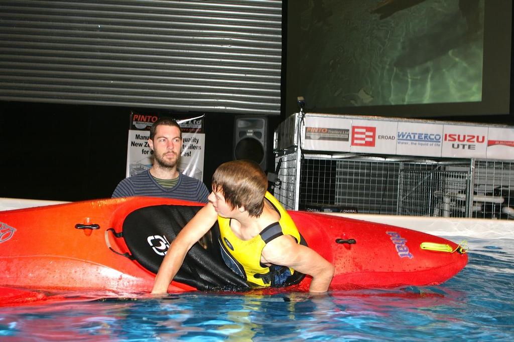 Kayak and getting kids on the water safely is a big part of the Hutchwilco New Zealand Boat show photo copyright Hutchwilco http://www.inmarine.net.au taken at  and featuring the  class