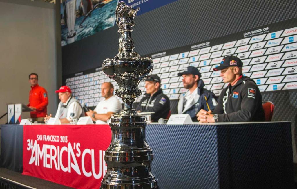 San Francisco, 05/07/13
34th America&rsquo;s Cup
Press Conference, 
Massimiliano Sirena - Skipper Luna Rossa
Protected by Copyright photo copyright Carlo Borlenghi/Luna Rossa http://www.lunarossachallenge.com taken at  and featuring the  class
