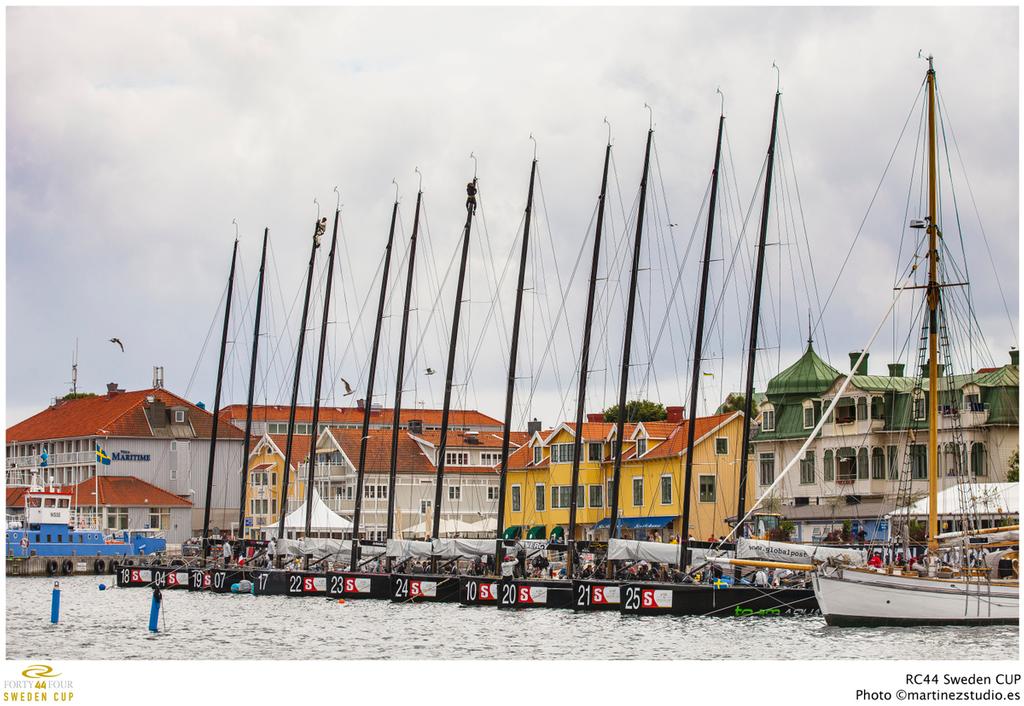 RC44&rsquo;s in the harbour on Marstrand Island photo copyright RC44 Class/MartinezStudio.es taken at  and featuring the  class