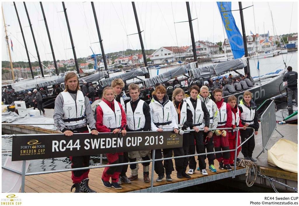 2013 RC44 Sweden Cup - Gothenburg Yacht Club&rsquo;s (GKSS) youth squad photo copyright MartinezStudio.es http://www.rc44.com taken at  and featuring the  class