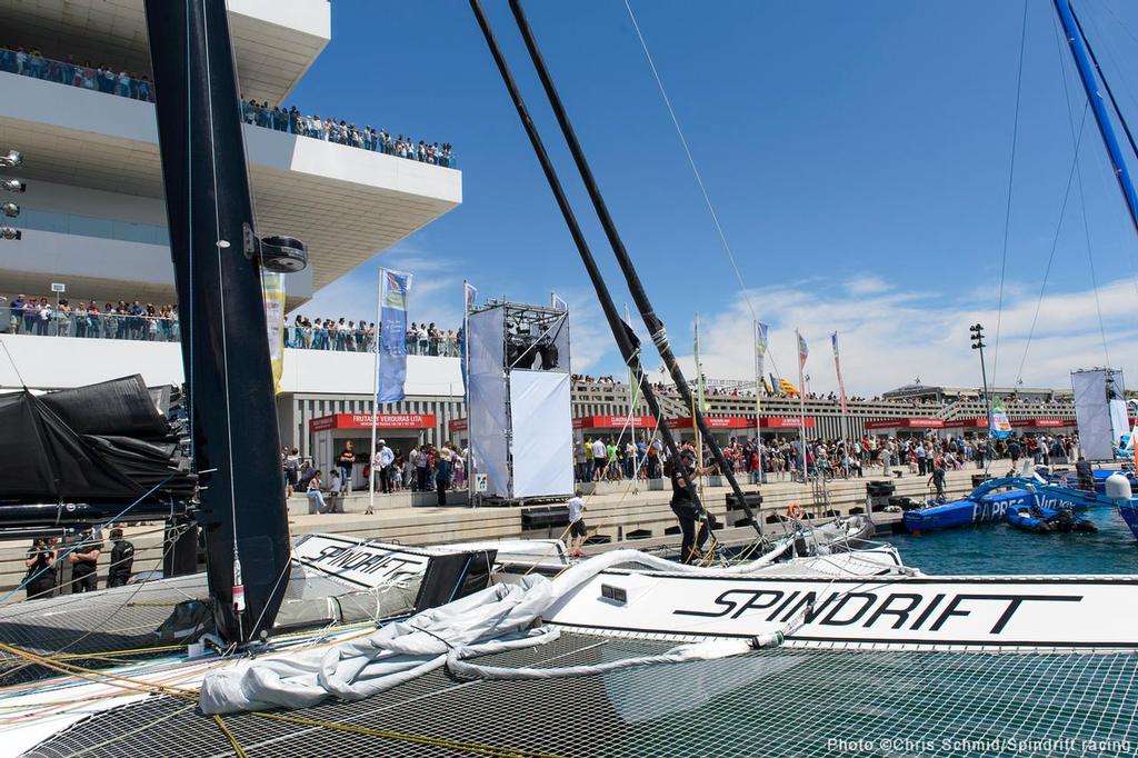 Spindrift -  MOD 70 racing in the 2013 Route des Princes © Chris Schmid/Spindrift Racing