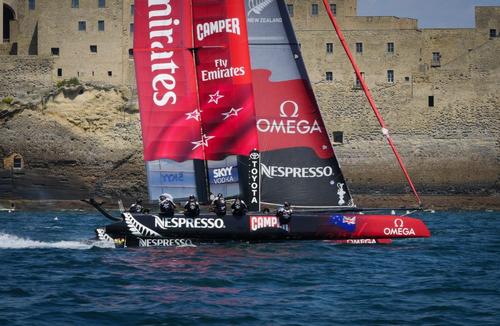  - Emirates Team NZ - Coastal Race, Naples Italy © Hamish Hooper/Camper ETNZ/Volvo Ocean Race