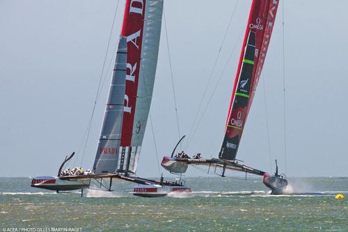 34th America’s Cup - Luna Rossa and Emirates Team NZ © ACEA - Photo Gilles Martin-Raget http://photo.americascup.com/