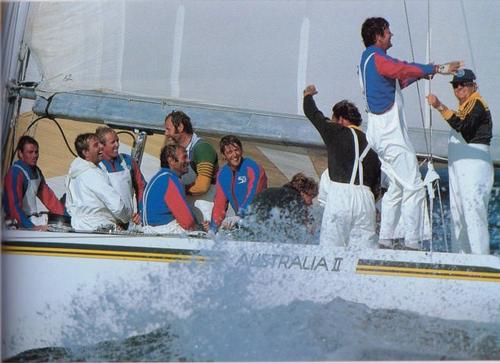 Grant Simmer’s first America’s Cup win was as navigator aboard Australia II in 1983 © SW