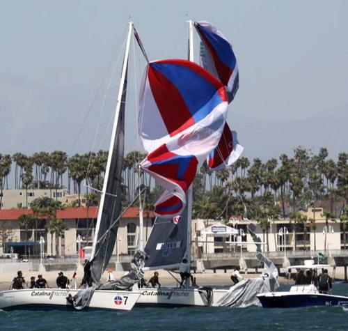 Controlling spinnakers 