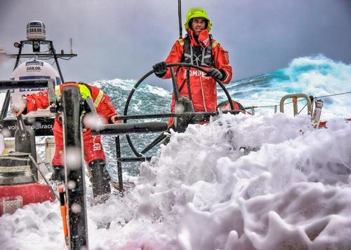 Volvo Ocean Race - aboard Camper with Emirates Team NZ © Hamish Hooper/Camper ETNZ/Volvo Ocean Race