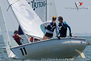 Yale crosses Cornell - Dartmouth College Wins Women's College Sailing National Championship photo copyright John Payne taken at  and featuring the  class