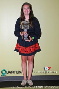 Quantum Women's College Sailor of the YearDeirdre Lambert, Dartmouth College photo copyright John Payne taken at  and featuring the  class