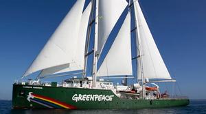 Rainbow Warrior back in action photo copyright North Sails http://www.northsails.com/ taken at  and featuring the  class
