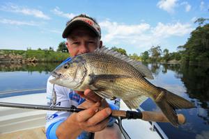Big bream are a nice by catch. photo copyright Jarrod Day taken at  and featuring the  class