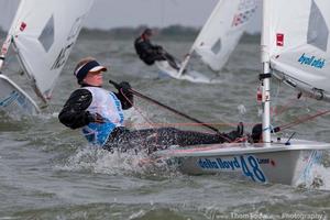 2013 Delta Lloyd Regatta - Laser Radial photo copyright Thom Touw http://www.thomtouw.com taken at  and featuring the  class