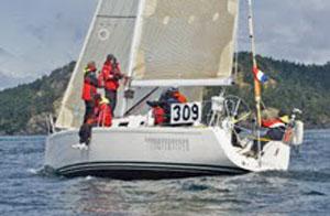 J/109 in the 2013 Swiftsure Race photo copyright Randy Beveridge taken at  and featuring the  class