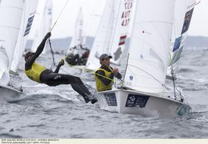 Ryan and Belcher dominating 470M at ISAF World Sailing Cup 2013 Heyres photo copyright Jean-Marie Liot taken at  and featuring the  class