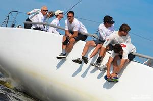 California skipper John Demourkas and his crew on Groovederci have sailed consistently at the East Coast Championship. Demourkas said Groovederci has shown great speed. photo copyright Sara Proctor http://www.sailfastphotography.com taken at  and featuring the  class