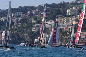 541412 582907341734322 1273266641 n - Emirates Team NZ - Coastal Race, Naples Italy photo copyright Hamish Hooper/Camper ETNZ/Volvo Ocean Race taken at  and featuring the  class