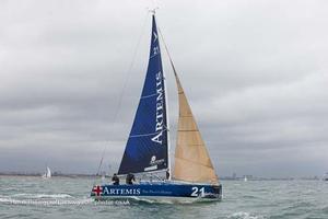 2nd in IRC Two and winners of Two-Handed class, Figaro II, Artemis 21 raced by Sam Matson and Robin Elsey, young graduates from the Artemis Offshore Academy photo copyright Hamo Thornycroft http://www.yacht-photos.co.uk taken at  and featuring the  class