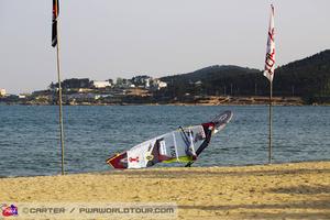 All over on day three - 2013 Ulsan PWA World Cup photo copyright  John Carter / PWA http://www.pwaworldtour.com taken at  and featuring the  class