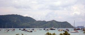 Chalong Bay - normally a peaceful haven for sailing boats photo copyright  SW taken at  and featuring the  class