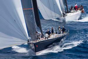 BELLA MENTE, Sail n: USA45, Owner: HAP FAUTH, Group 0 (IRC ]18.29 mt)
SHOCKWAVE, Sail n: USA60272, Owner: GEORGE SAKELLARIS, Group 0 (IRC ]18.29 mt) - 2013 Giraglia Rolex Cup photo copyright  Rolex / Carlo Borlenghi http://www.carloborlenghi.net taken at  and featuring the  class