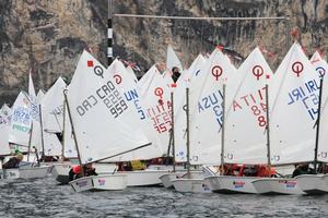 Day 3 - Garda Optimist Meeting- 2013 photo copyright Elena Giolai taken at  and featuring the  class