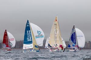 2013 Solitaire du Figaro Leg 3 start photo copyright Alexis Courcoux taken at  and featuring the  class