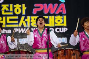 The beat of the drum - 2013 Ulsan PWA World Cup photo copyright  John Carter / PWA http://www.pwaworldtour.com taken at  and featuring the  class