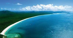 Another reason to be at Audi Hamilton Island Race Week: Whitehaven Beach – voted one of the world’s ‘Top 10’ beaches – is just eight nautical miles from Hamilton Island. photo copyright Rob Mundle taken at  and featuring the  class