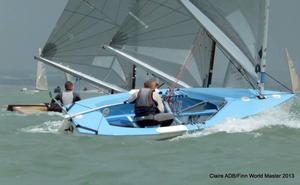 Blowers and Buglielli - 2013 Finn World Masters photo copyright Claire ADB and BFA taken at  and featuring the  class