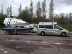 49erFX crew packed and on the road photo copyright SW taken at  and featuring the  class