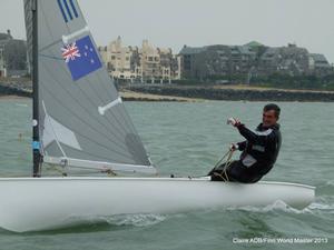 Karl Purdie - 2013 Finn World Masters photo copyright Claire ADB and BFA taken at  and featuring the  class