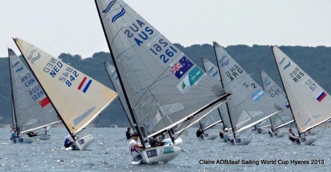 Finn - 2013 ISAF Sailing World Cup Hyeres © Claire ADB / ISAF Sailing World Cup Hyeres