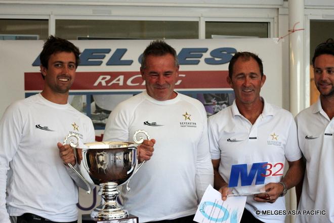 James Corrie, Greg Prescott, Darren Jones L to R - Melges 32 Australian Championship 2013 © Tracey Walters