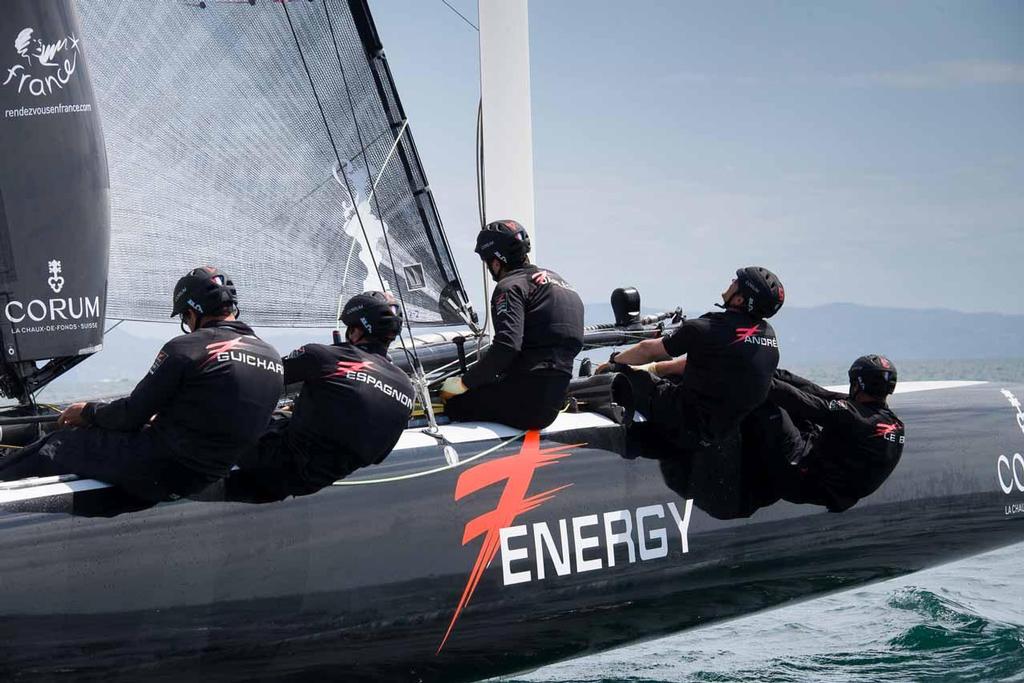 2013 America's Cup World Series Naples - Super Sunday Energy Team photo copyright Stephanie Billarant / Energy Team taken at  and featuring the  class