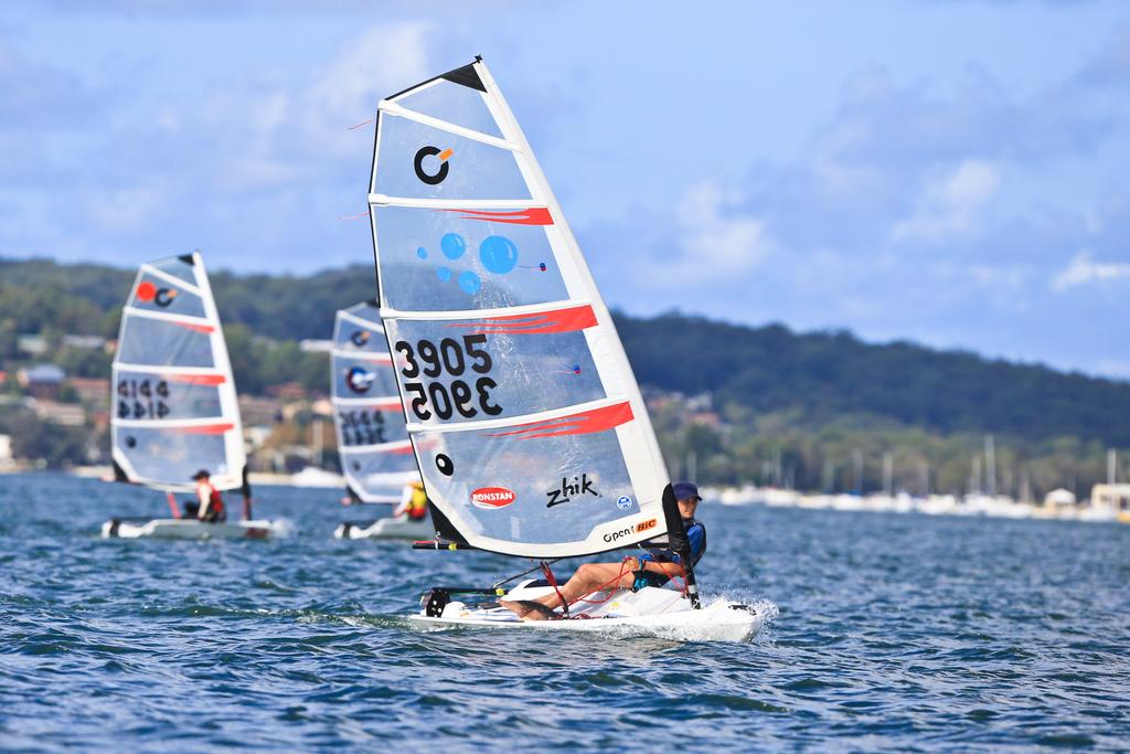 2013 Sail Port Stephens Off the beach junior series day 3, hosted by Corlette Point Sailing Club. photo copyright Craig Greenhill Saltwater Images - SailPortStephens http://www.saltwaterimages.com.au taken at  and featuring the  class