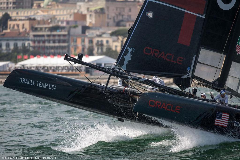 20/04/2013 - Napoli (ITA) - America's Cup World Series Naples 2013 - Race Day 3 Oracle Team USA photo copyright ACEA - Photo Gilles Martin-Raget http://photo.americascup.com/ taken at  and featuring the  class