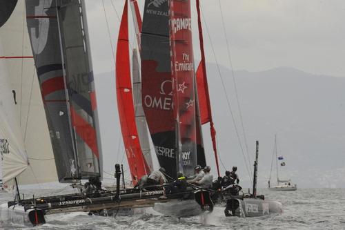 The last Fleet Race at the ACWS in Naples Italy April 21, 2013. ©  SW