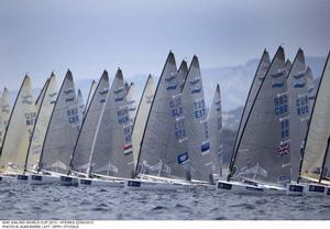 Finn - 2013 ISAF Sailing World Cup Hyeres photo copyright  Jean-Marie Liot /DPPI/FFV taken at  and featuring the  class