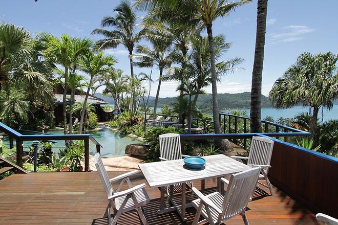 You will love the enormous entertaining area and views at Villa Illalangi © Kristie Kaighin http://www.whitsundayholidays.com.au