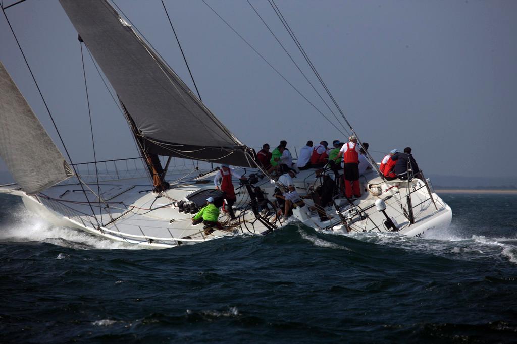 Rambler won the Concord Cup for best elapsed time around the island, setting a new record.  © Michael Berwind