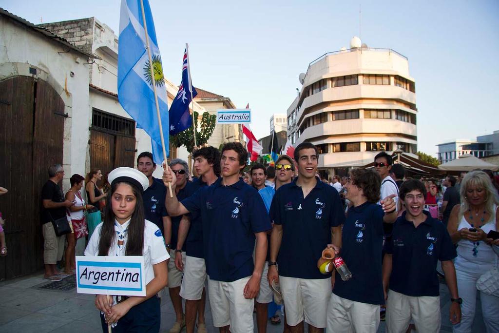 2013 Sail First ISAF Youth World Championship - Opening ceremony photo copyright ISAF  taken at  and featuring the  class