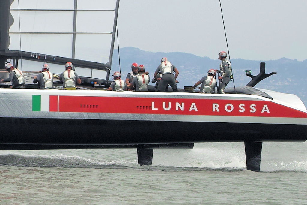Luna Rossa  - America's Cup photo copyright Chuck Lantz http://www.ChuckLantz.com taken at  and featuring the  class
