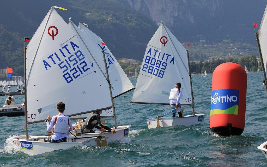 Optimist World Championship 2013 continues with Team Racing photo copyright Elena Giolai taken at  and featuring the  class