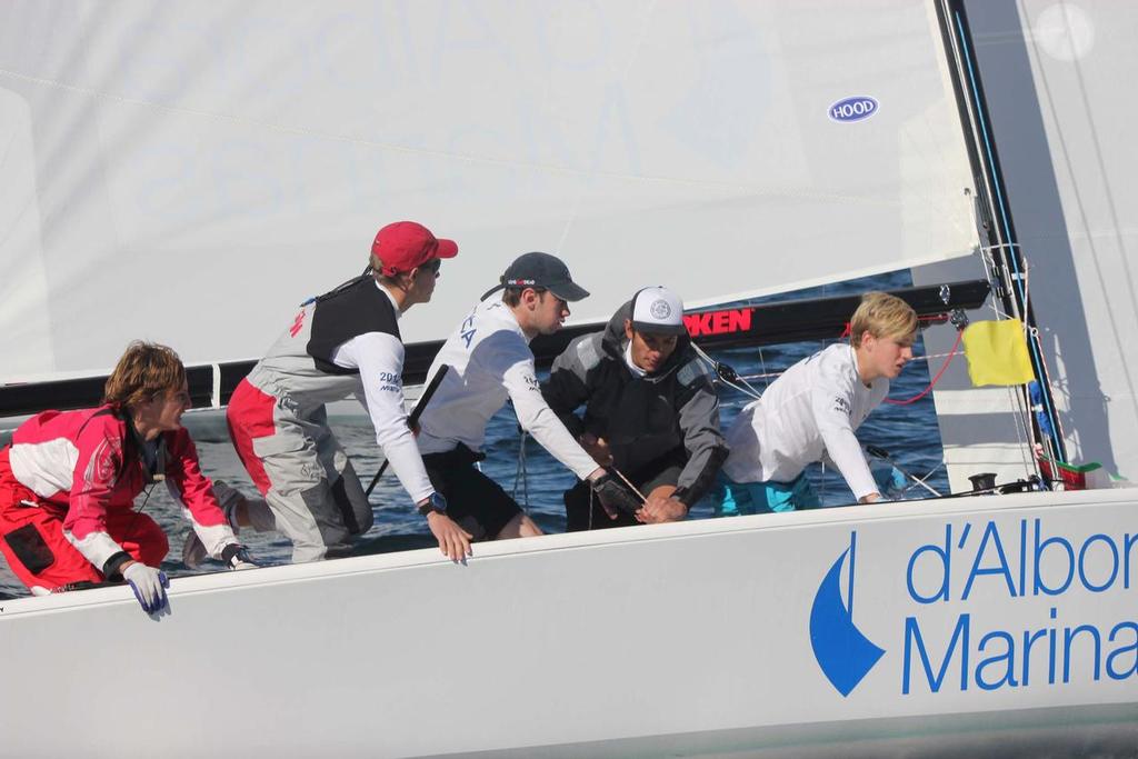NSW Youth Match Racing Championship - Murray Jones had some good matches early on. photo copyright CYCA Staff . taken at  and featuring the  class