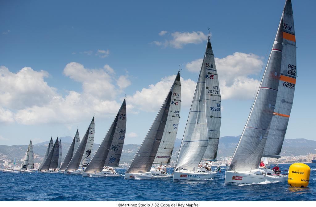 32 Copa del Rey Mapfre: photo copyright  Jesus Renedo http://www.sailingstock.com taken at  and featuring the  class