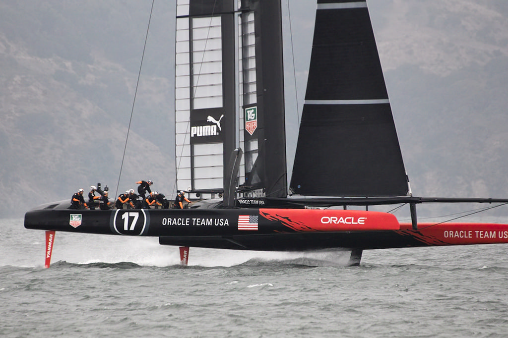 Oracle, fast and stable - America's Cup photo copyright Chuck Lantz http://www.ChuckLantz.com taken at  and featuring the  class